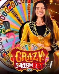 Crazy Time live game no 5419 bet cassino com entretenimento ao vivo para jogadores do Brasil